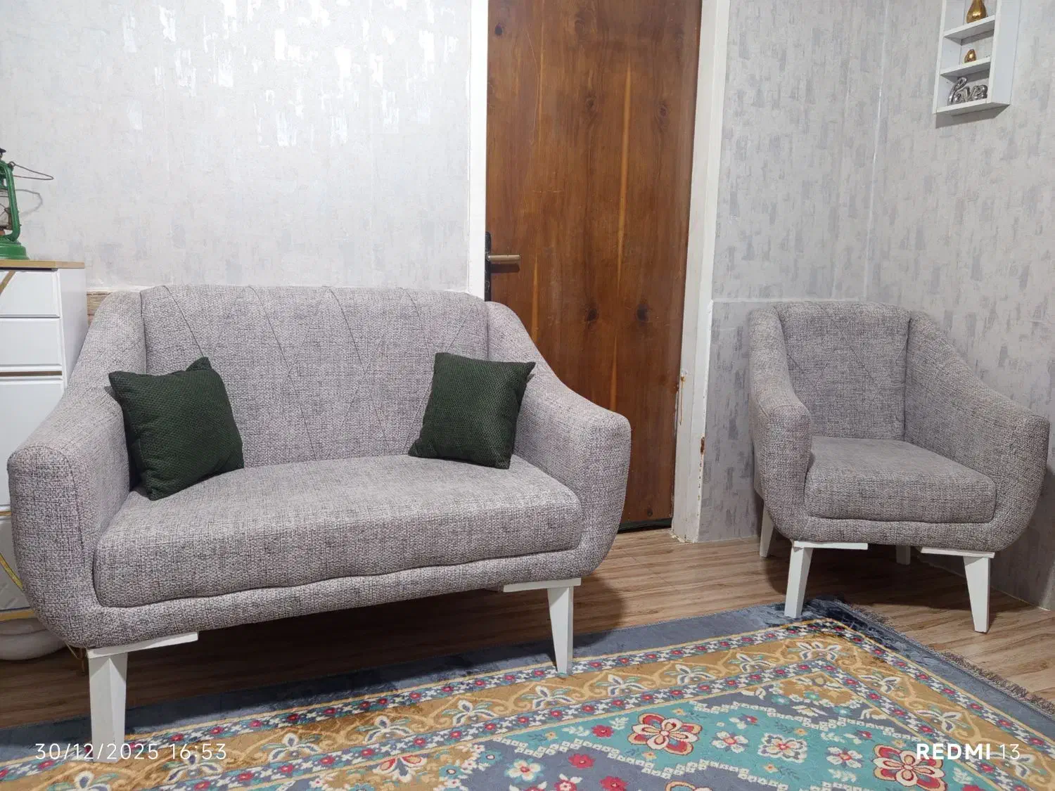 مبل 7نفره‌ راحتی پارچه ترک|مبلمان خانگی و میز عسلی|قرچک, داوود آباد|دیوار