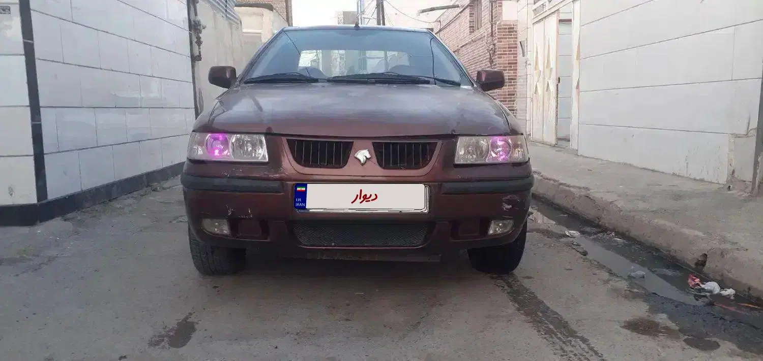 ماشین سمندقهوهای متالیک مدل ۹۱|خودرو سواری و وانت|مشهد, شهرک شهید باهنر|دیوار