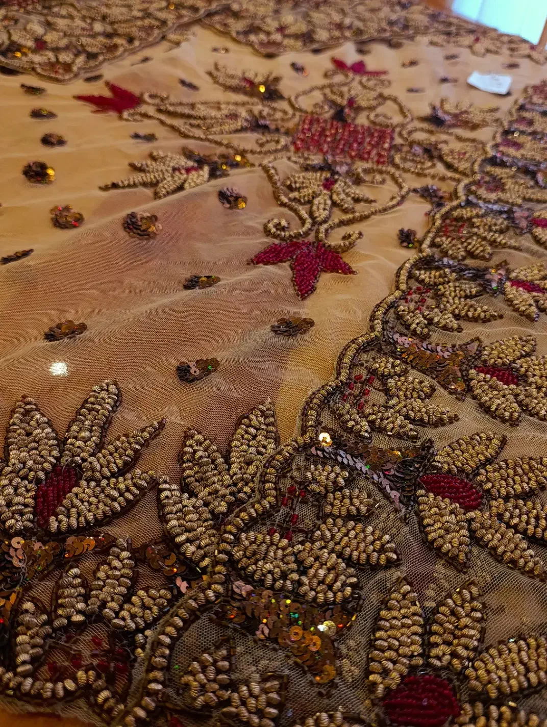 رومیزی پرکار دست دوز - ۴ تکه|پرده، رانر، رومیزی|ارومیه, |دیوار