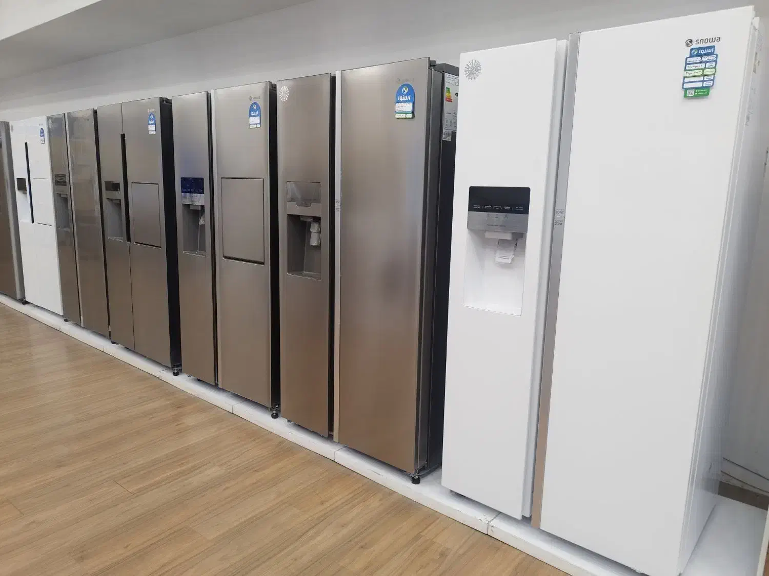 ساید بای ساید|یخچال و فریزر|ری, سرتخت|دیوار