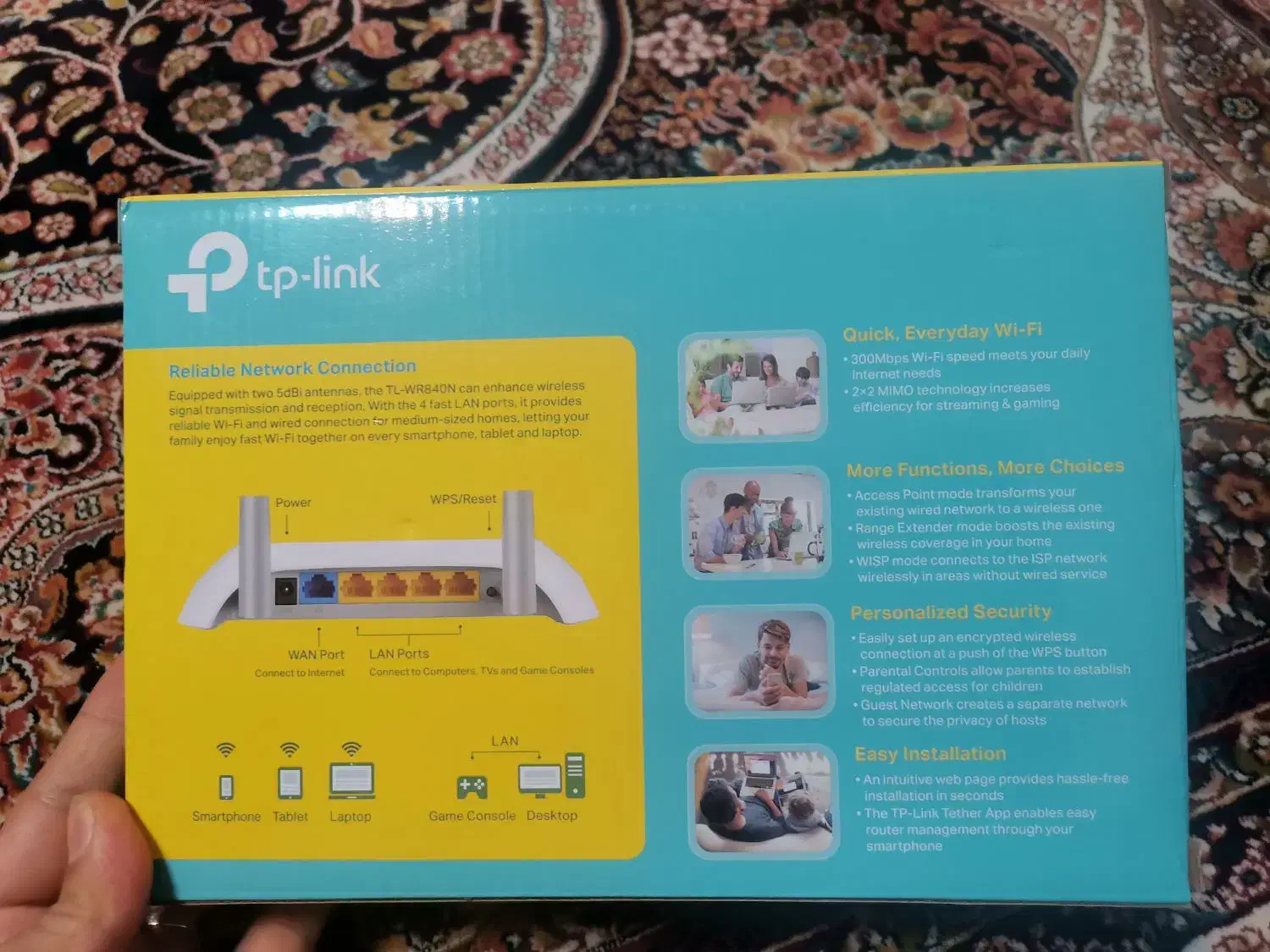 روتر بیسیم|مودم و تجهیزات شبکه|شیراز, تندگویان|دیوار