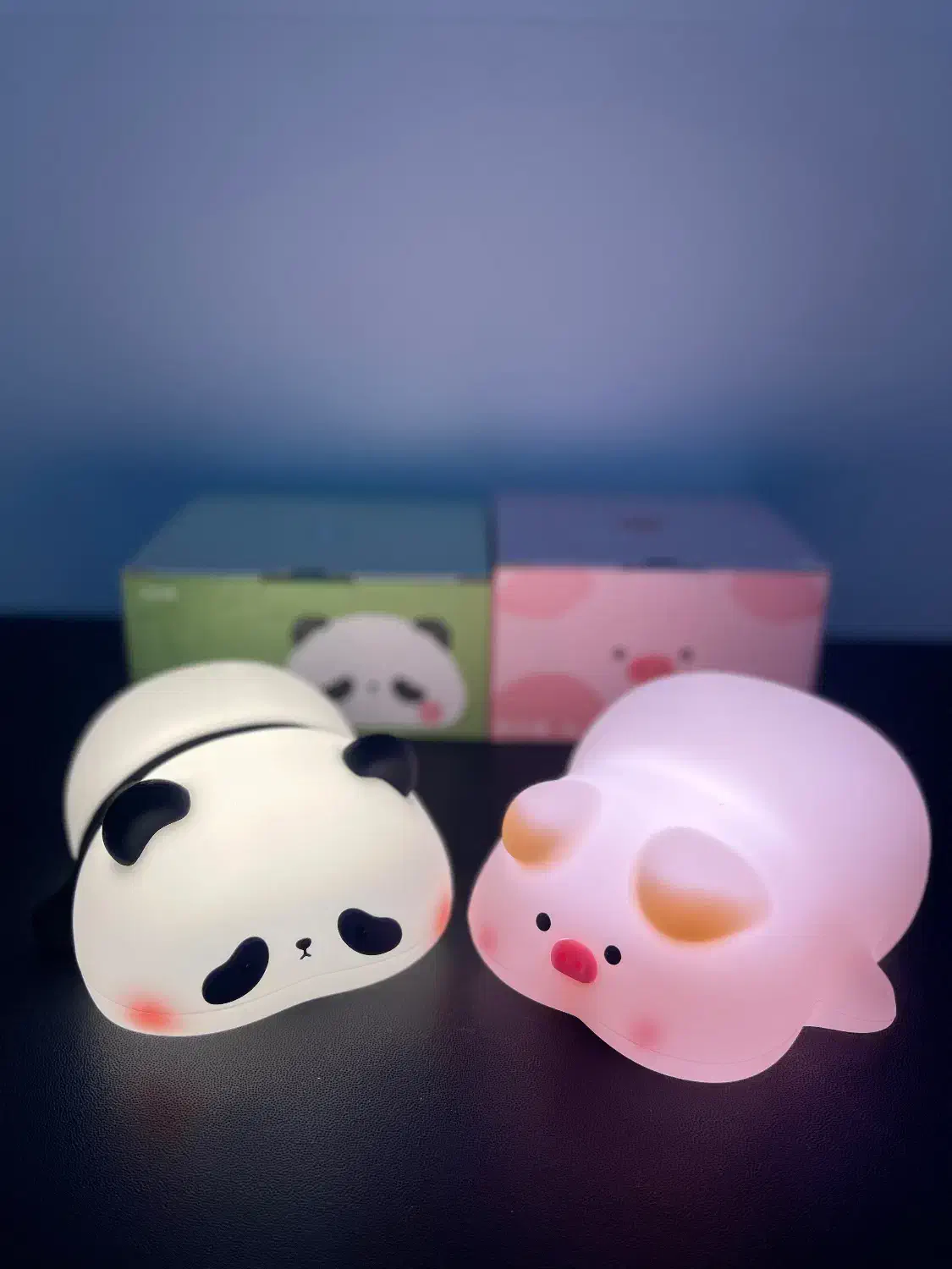 چراغ خواب سیلیکونی خوک و پاندا|چراغ خواب و آباژور|بهشهر, |دیوار