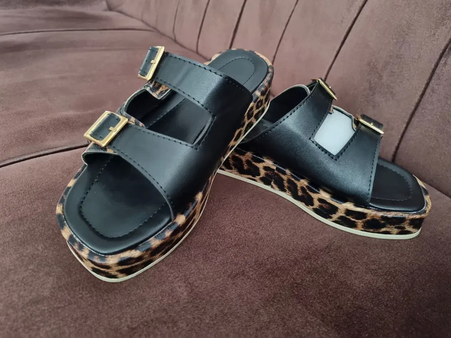 صندل پلنگی|کیف، کفش، کمربند|خرم‌آباد, |دیوار