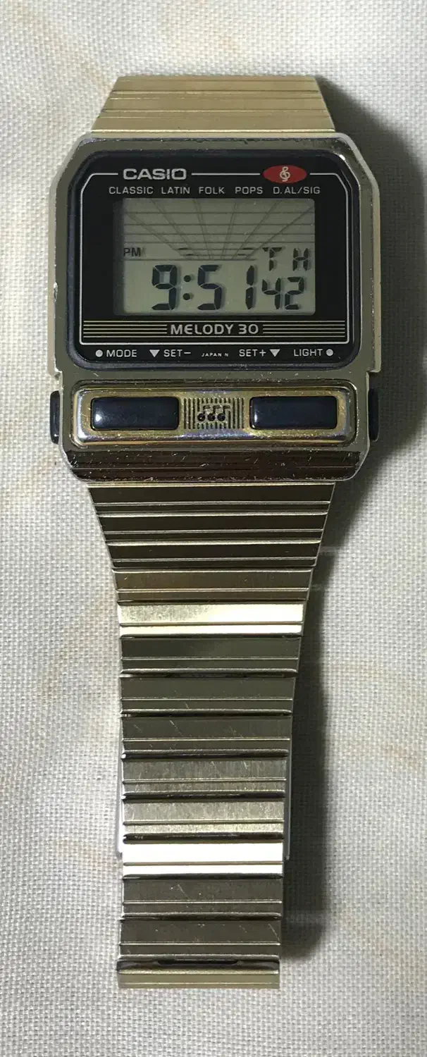 ساعت CASIO 30 MELODY اصل JAPAN بسیار قدیمی و کمیاب|ساعت|یزد, |دیوار