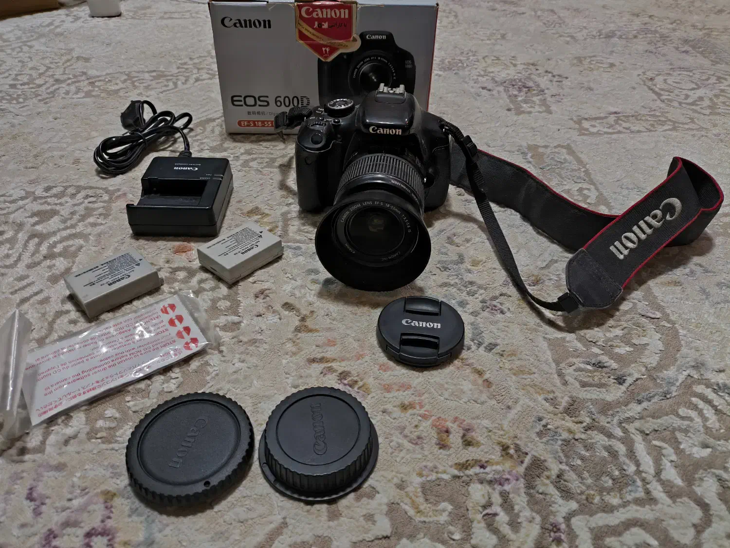 دوربین dslr مدل canon ۶۰۰d|دوربین عکاسی و فیلم‌برداری|بهشهر, |دیوار