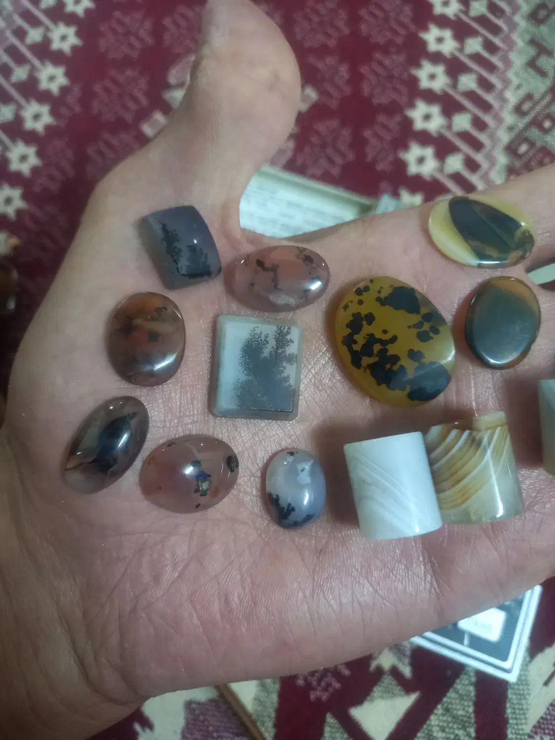 سنگ شجر و سلیمانی مهره|جواهرات|قم, دروازه قلعه|دیوار