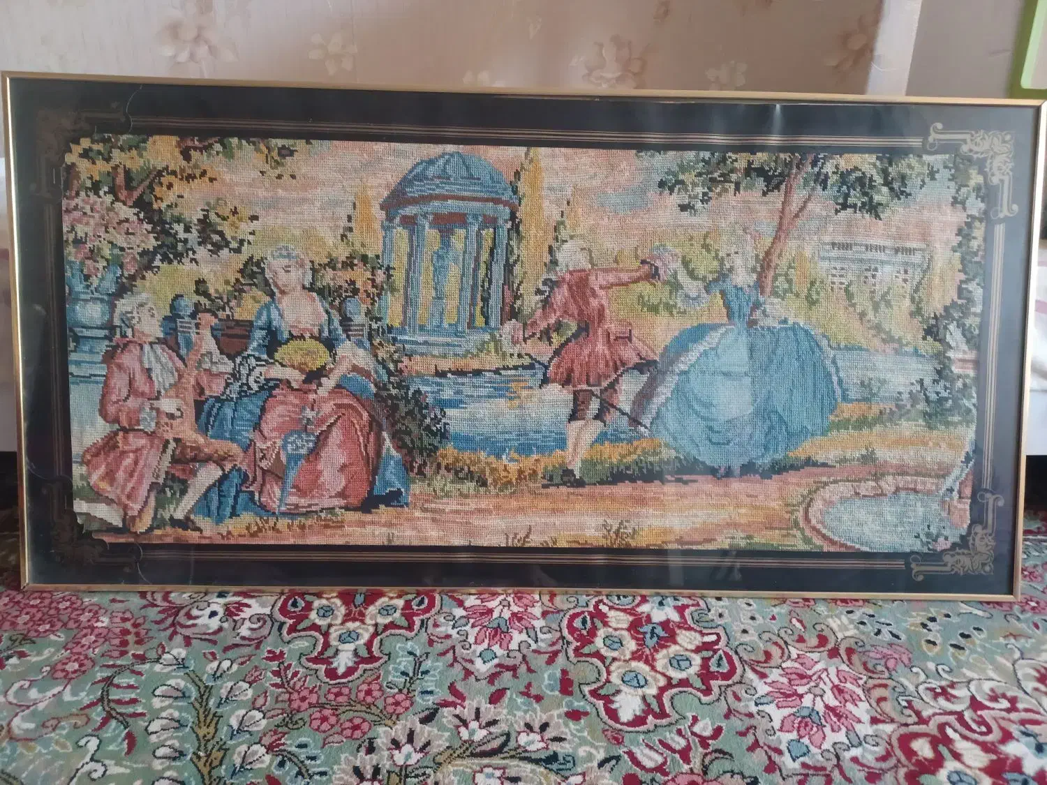 تابلو قدیمی با طرح حافظیه|کلکسیون و سرگرمی|کرمان, |دیوار