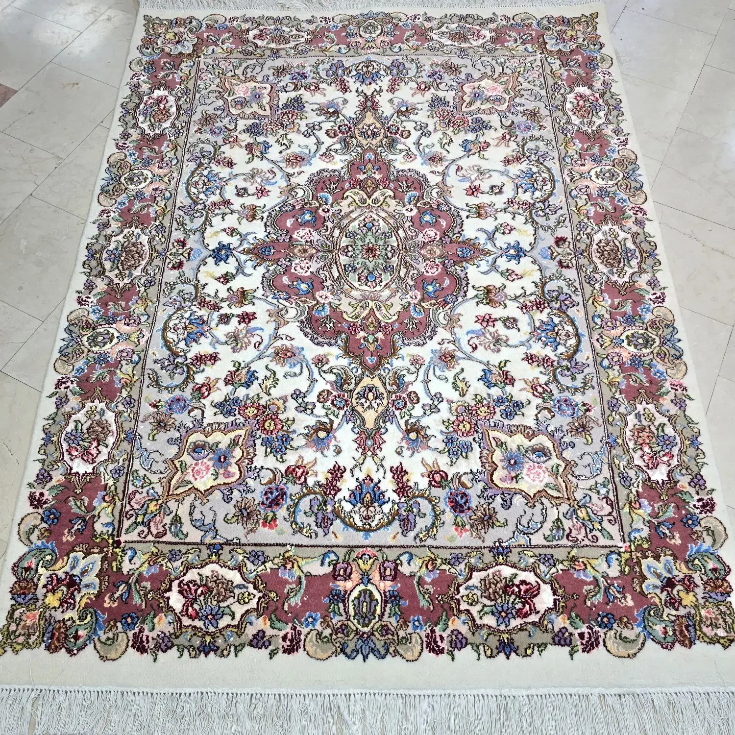 قالیچه دستباف ابریشم|فرش|تهران, شیراز|دیوار