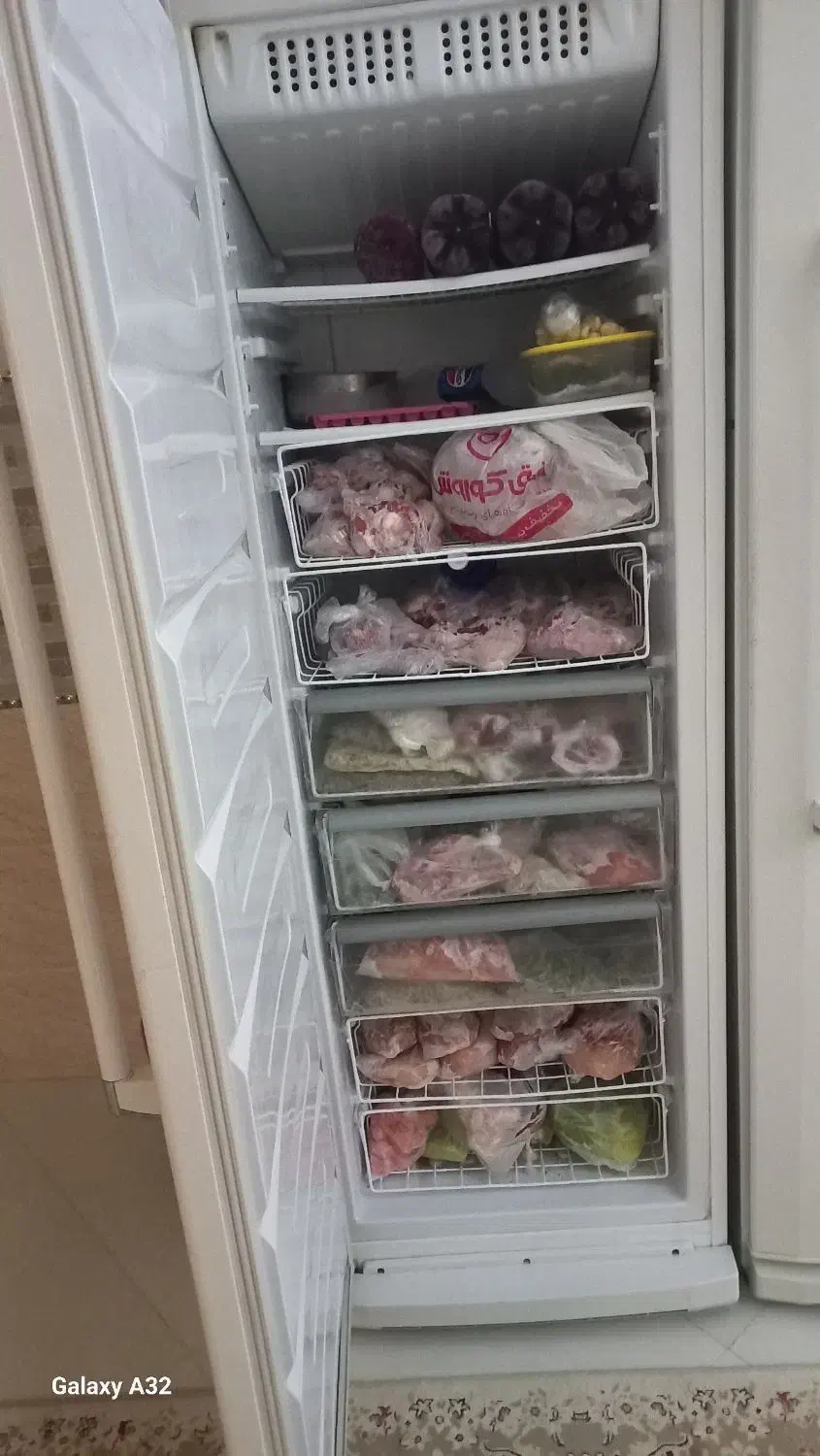 یخچال نیکسان دوقلو سفید سالم سالم بدون پوسیدگی|یخچال و فریزر|ساوه, |دیوار