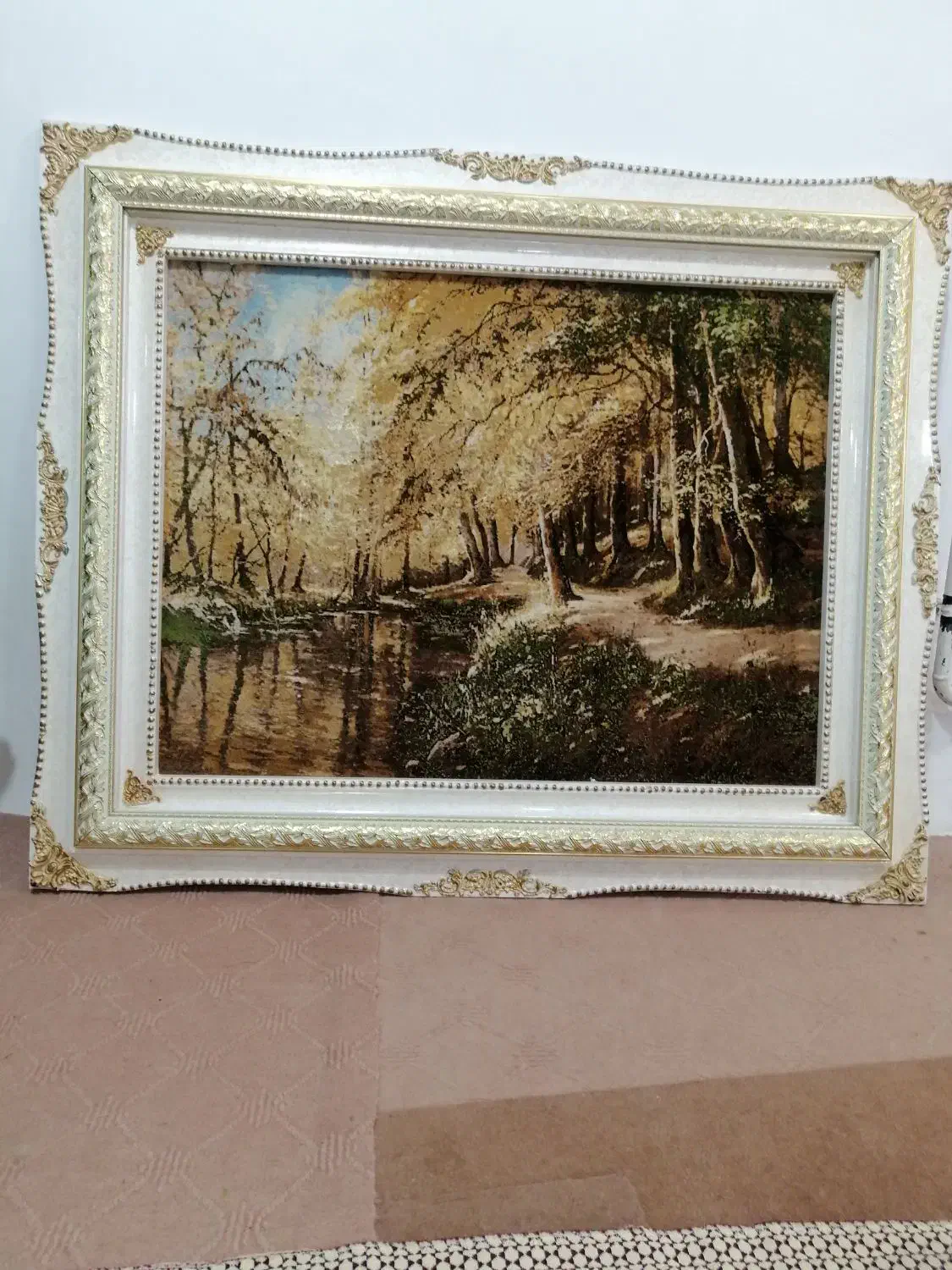 تابلو فرش دست باف پاییزه ((رج 60))|تابلو فرش|تبریز, |دیوار