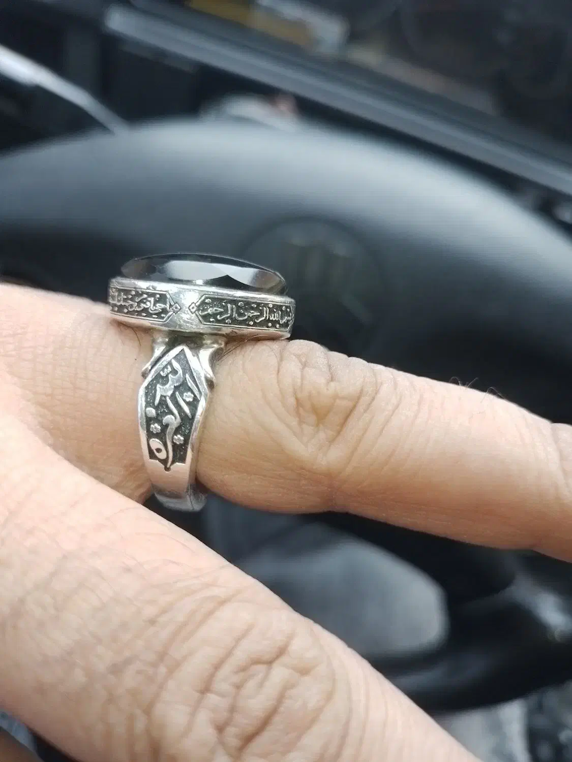 انگشتر جزع یمن .بارکاب خطی دس ساز خوش فرم و خوش دس|جواهرات|شوش, |دیوار