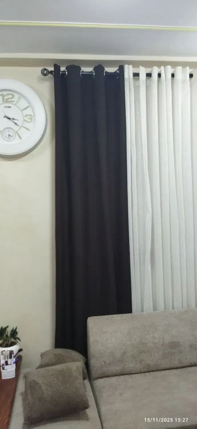 پرده پانچی کنفی ۸حلقه|پرده، رانر، رومیزی|لاهیجان, بازکیاگوراب|دیوار