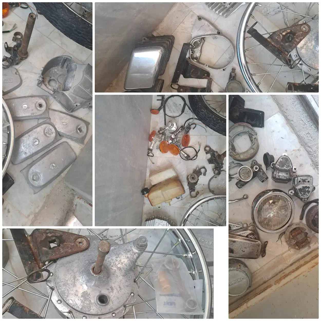 لوازم سوزوکی جی پی ۱۲۵|قطعات یدکی و لوازم جانبی|یزد, |دیوار