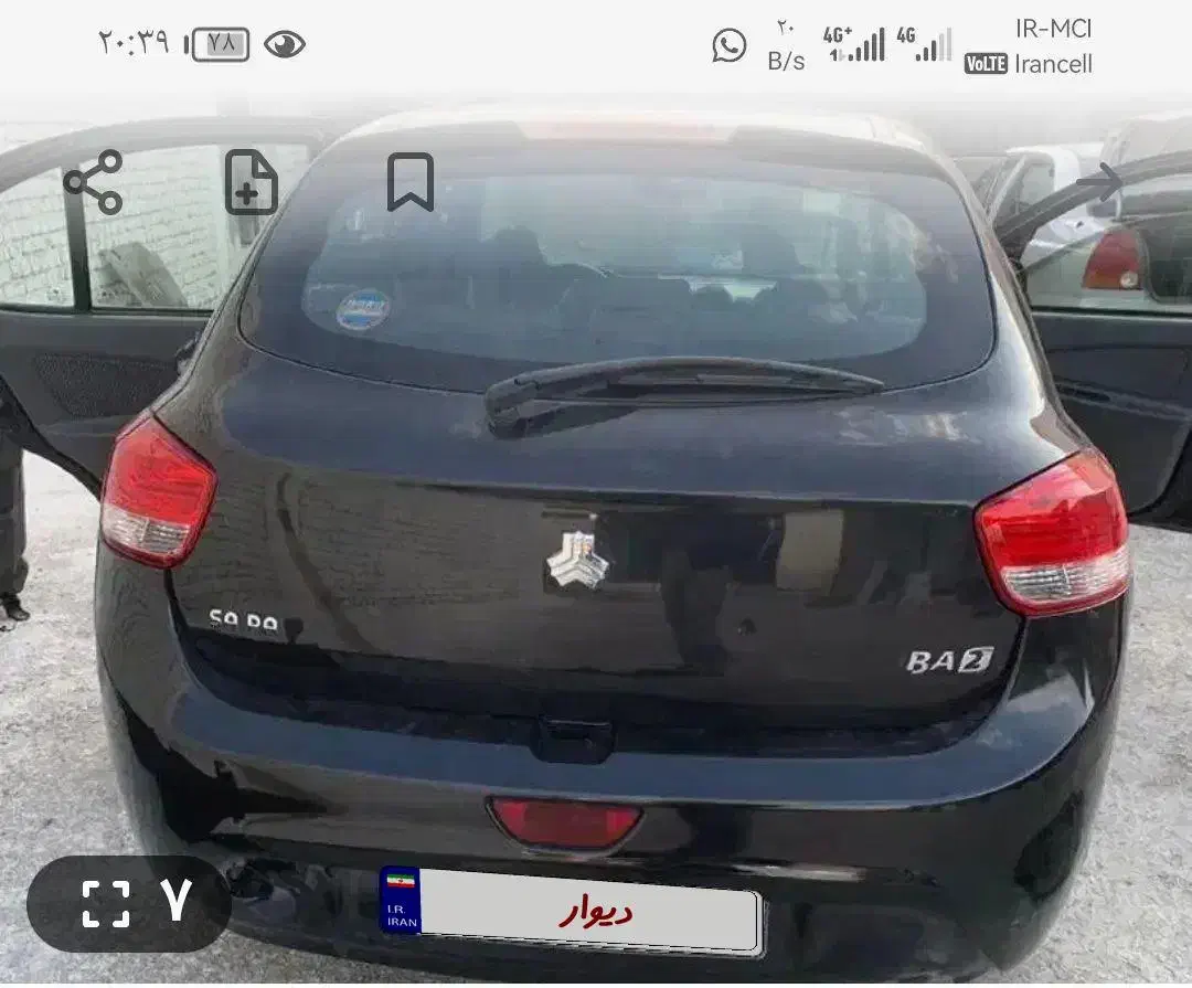 تیبا 2 .مدل 93|خودرو سواری و وانت|سنقر, |دیوار