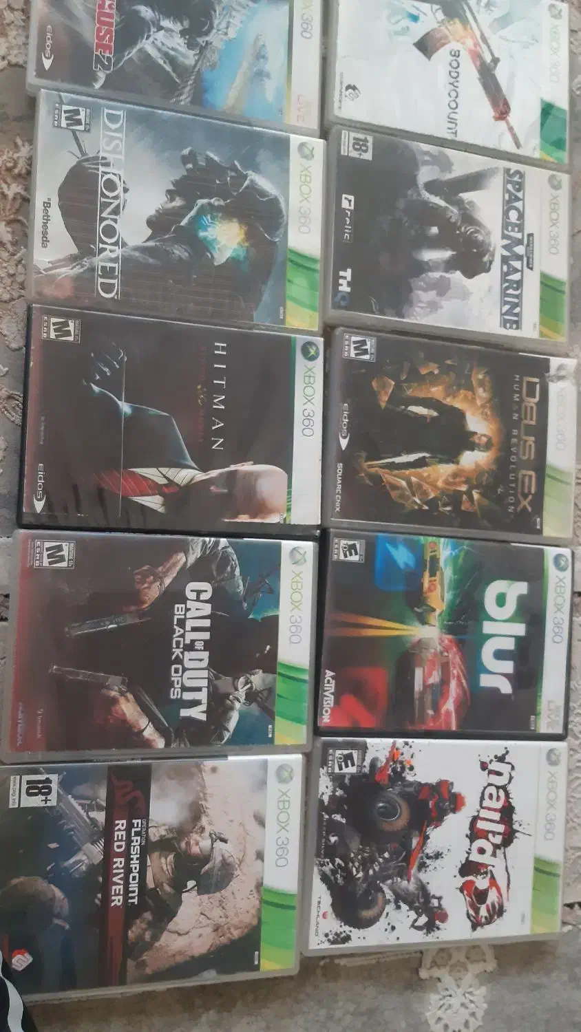 سی دی های ای کس باکس ۳۶۰ اصلی|کنسول، بازی ویدئویی و آنلاین|شهرکرد, |دیوار