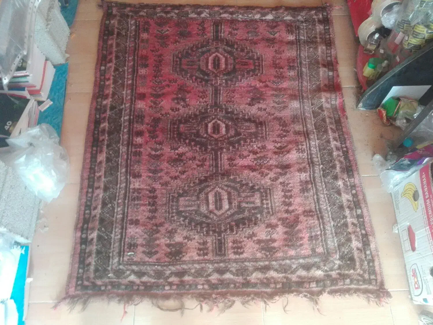 قالیچه دستبافت پهلوی|کلکسیون اشیاء عتیقه|جهرم, |دیوار