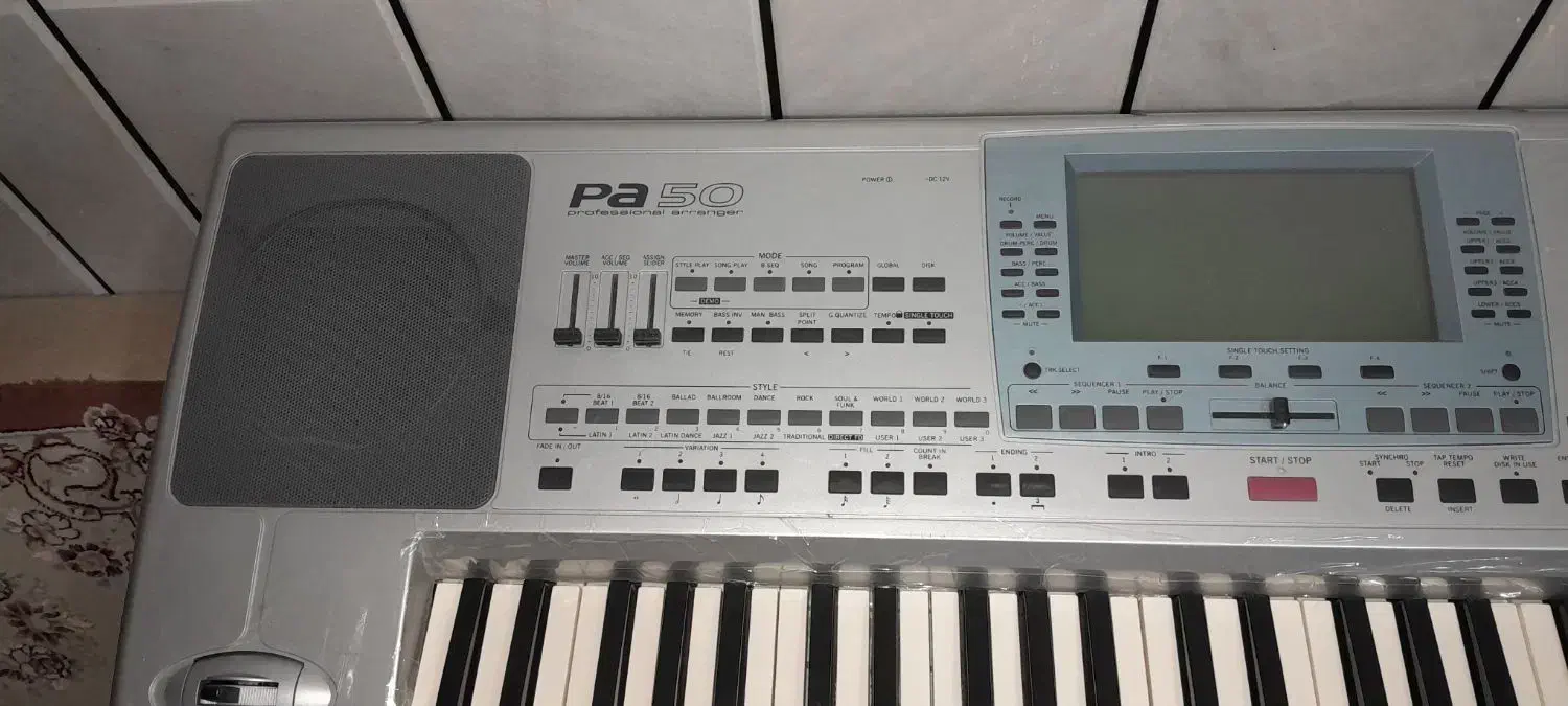 KORG  PA50 تبدیل به PA80|پیانو، کیبورد، آکاردئون|نی‌ریز, |دیوار
