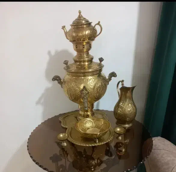سرویس سماور برنجی|حراج|اهواز, گلستان|دیوار