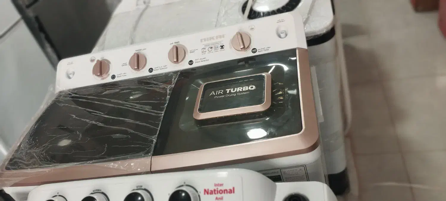 لباسشویی 12کیلویی دوقلو نیکایی سفارش امارات|ماشین لباسشویی و خشک‌کن لباس|چابهار, |دیوار