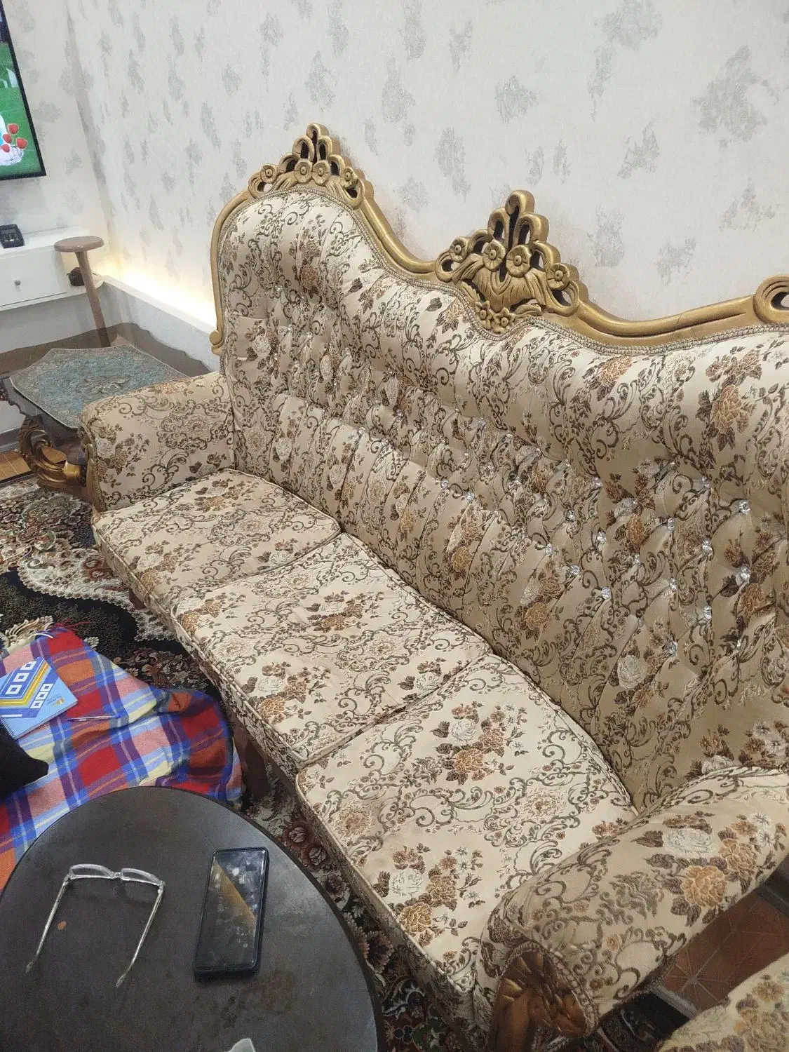 مبل سلطنتی سالم|مبلمان خانگی و میز عسلی|گرگان, |دیوار