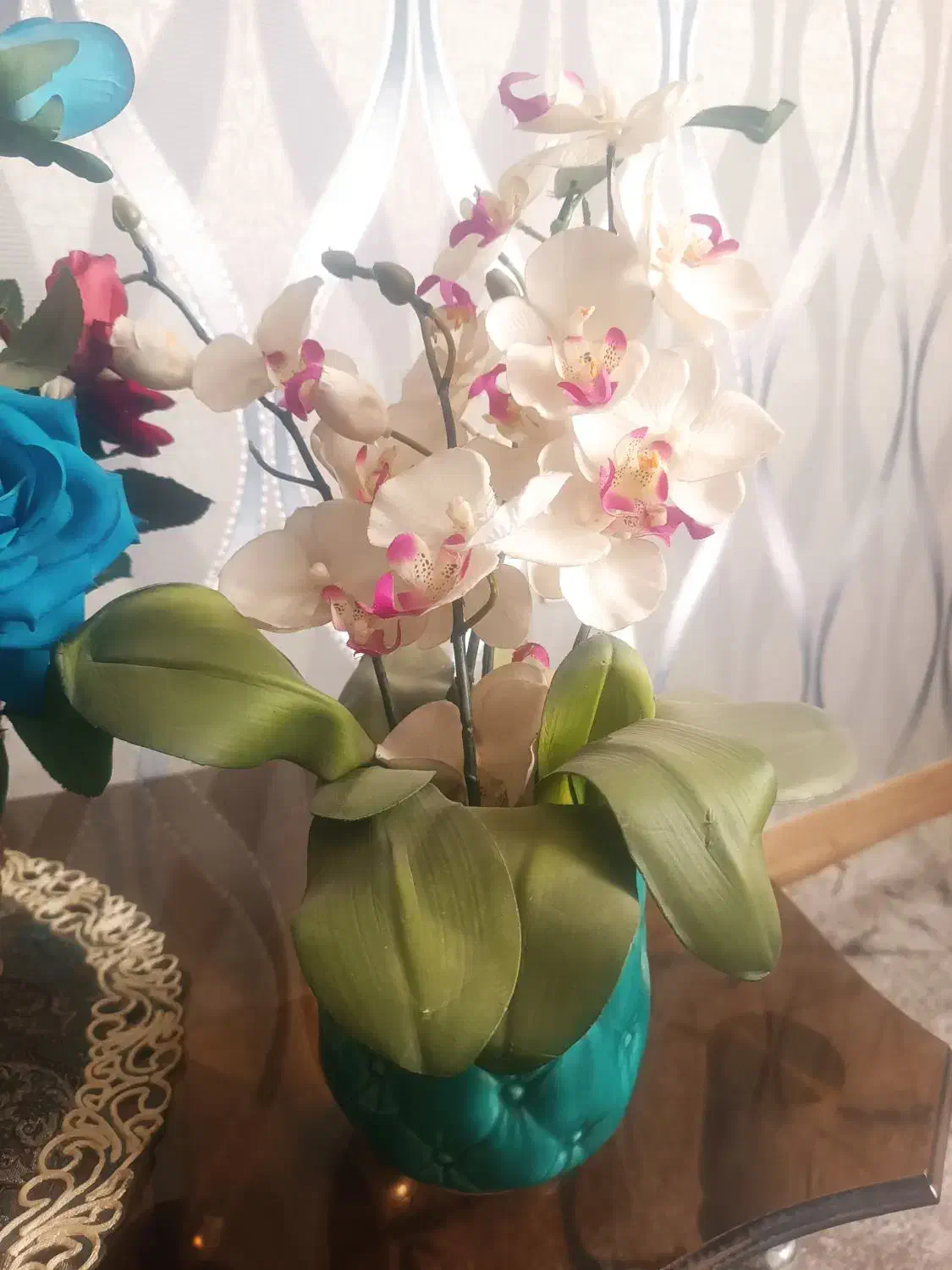 گل گلدان مصنوعی|گل مصنوعی|اراک, |دیوار