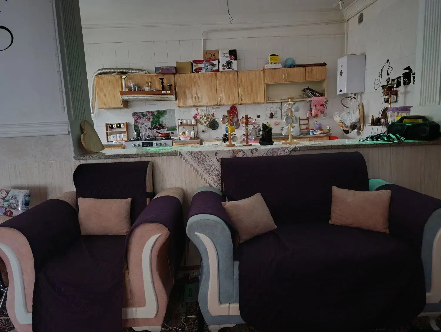 مبلمان ۷نفره|مبلمان خانگی و میز عسلی|ایرانشهر, |دیوار