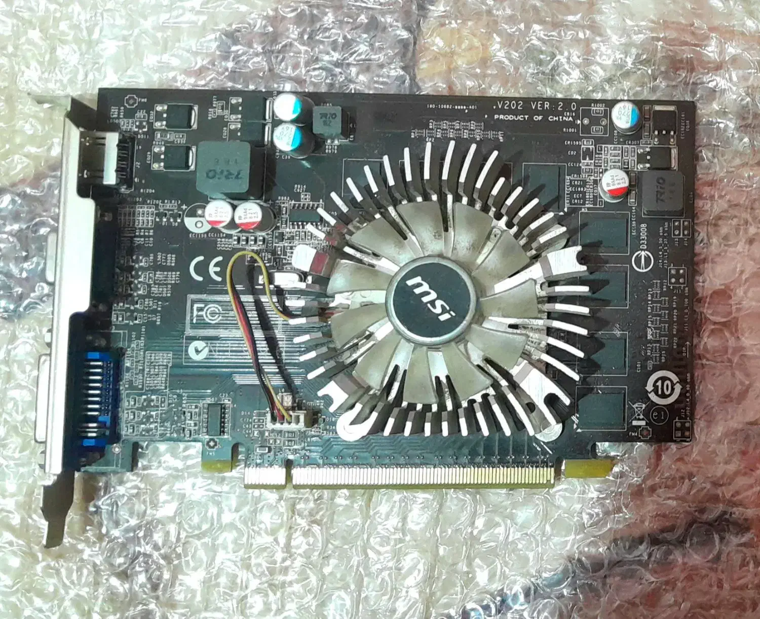 کارت گرافیک gt220 1GB msi|قطعات و لوازم جانبی رایانه|صدرا-فارس, فاز ۱|دیوار