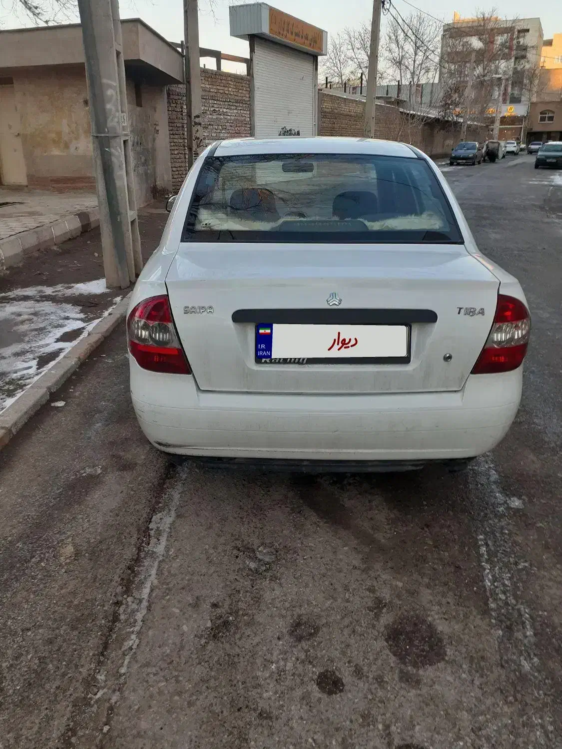 تیبا صندوق دار بیرنگ مدل ۹۵|خودرو سواری و وانت|قزوین, |دیوار