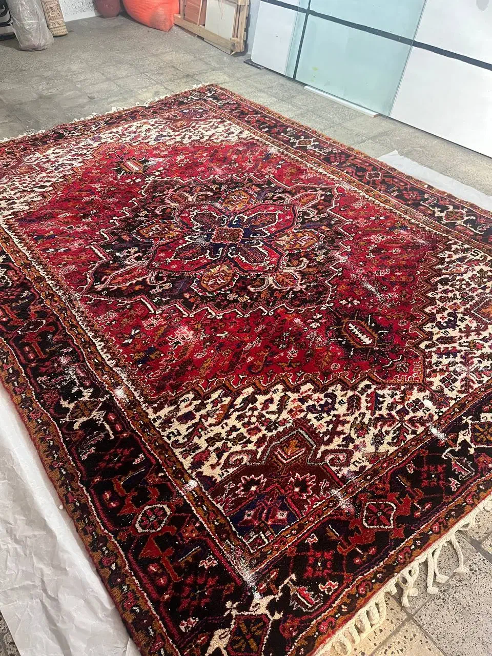 فرش دستباف هریس 9متری|فرش|تهران, خاک سفید|دیوار