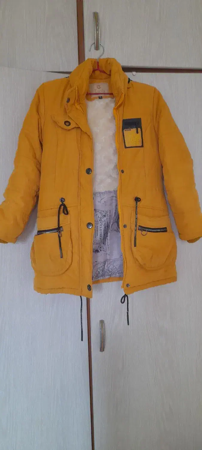 کاپشن دخترانه سایز ۷۵ در حد نو|لباس|لنگرود, |دیوار