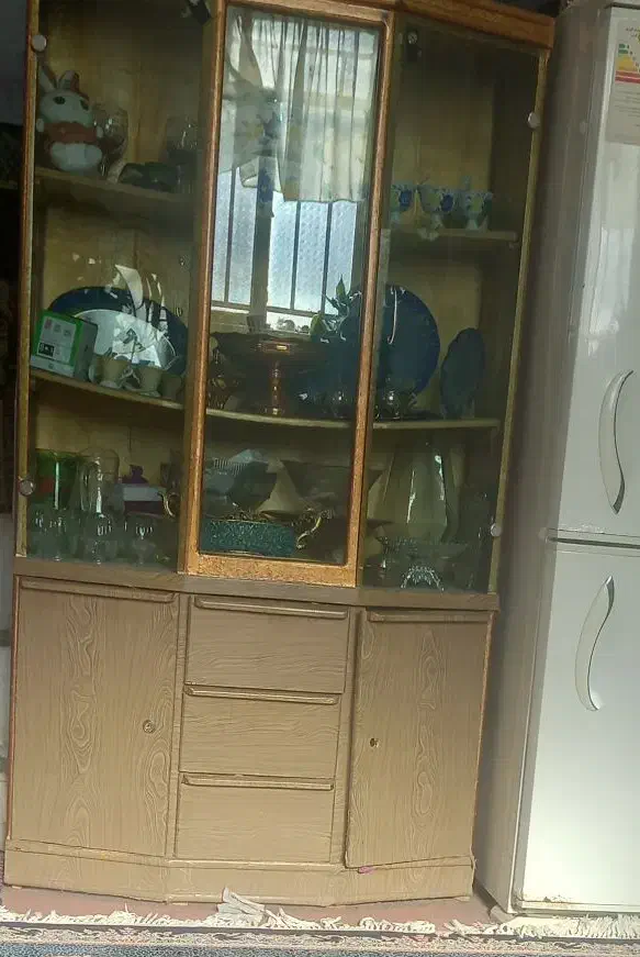 بوفه چوبی|بوفه، ویترین، کنسول|زرند, |دیوار