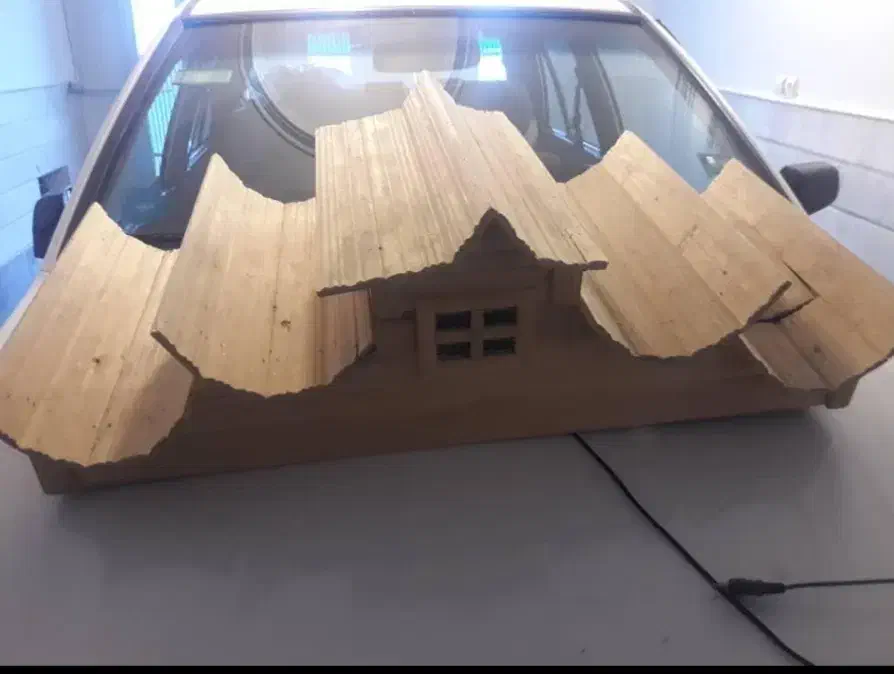 کلبه چوبی تزیینی|صنایع دستی و سایر لوازم تزئینی|کاشان, زیارتی|دیوار