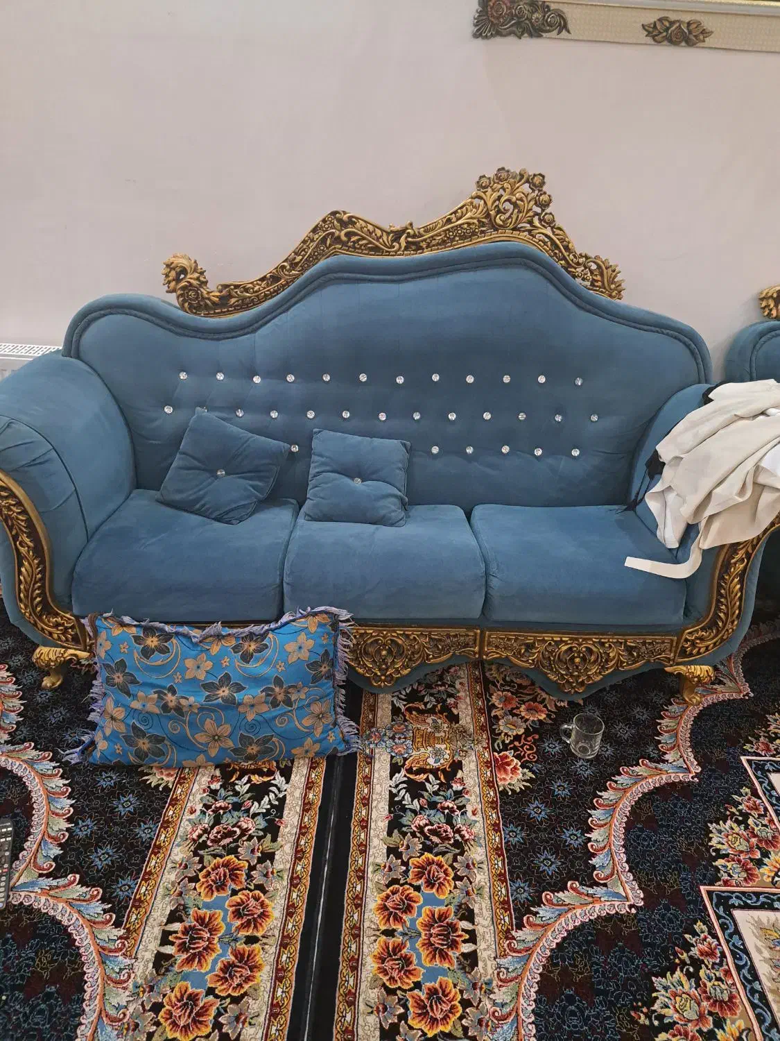 مبل سلطنتی ۸ نفره|مبلمان خانگی و میز عسلی|مشهد, امیریه|دیوار