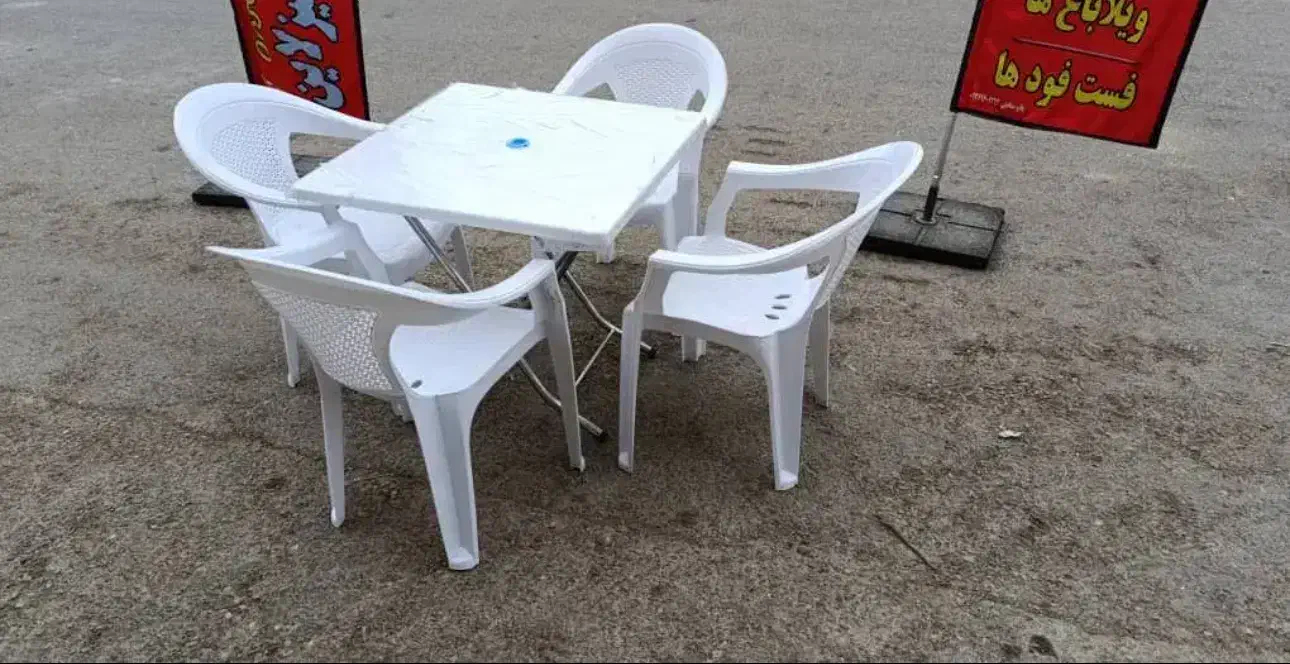 میز و صندلی جگرکی و فلافلی / اقتصادی کد54 نسیم شهر|میز و صندلی غذاخوری|نسیم‌شهر, |دیوار