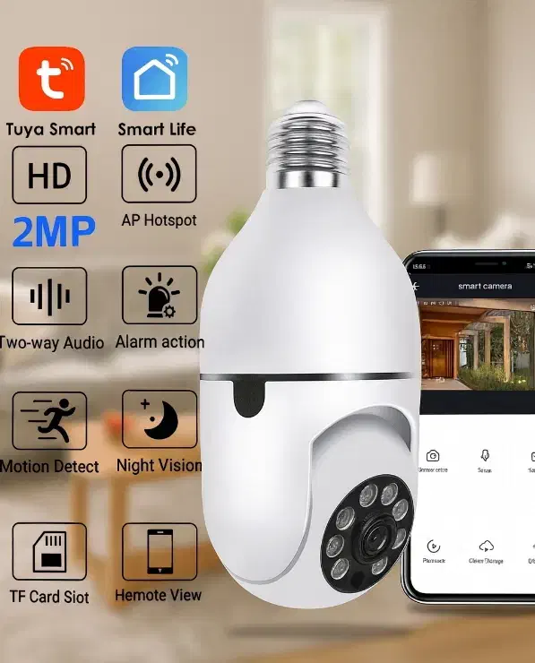 چرخشی دوربین لامپی|دوربین مداربسته|ساوه, |دیوار