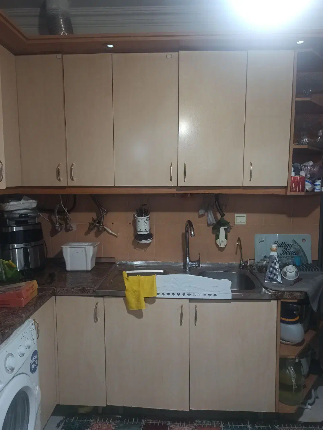 کابینت کامل بالا وپایین با هود و سینک.|مصالح و تجهیزات ساختمان|کرمان, |دیوار