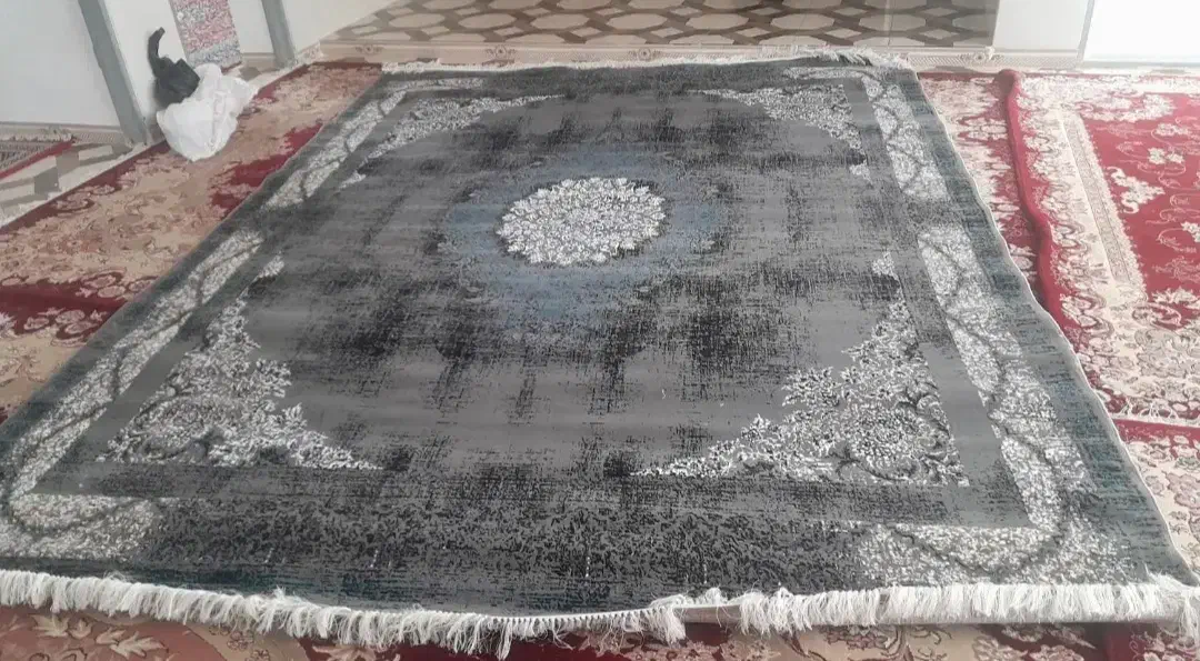 گلیم فرش ۱۲متری|گلیم، جاجیم، گبه|باینگان, |دیوار