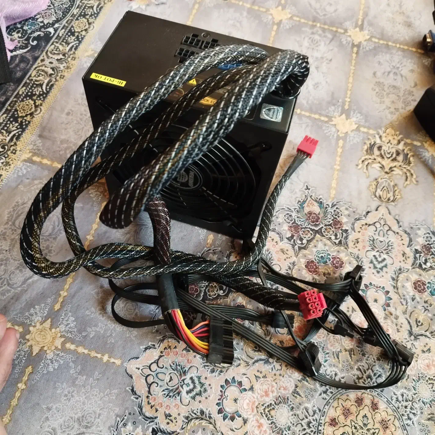 پاور ۶۵۰ وات ماژولار گرین و پاور 530 وات گرین|قطعات و لوازم جانبی رایانه|رشت, استقامت ۱|دیوار