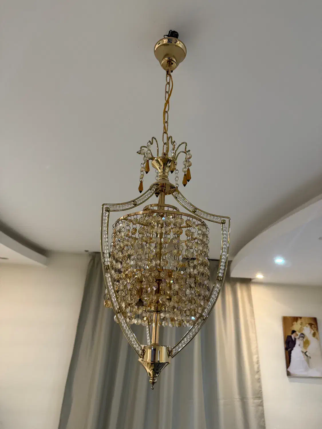 لوستر زیبا|لوستر و چراغ آویز|شیراز, نیایش|دیوار