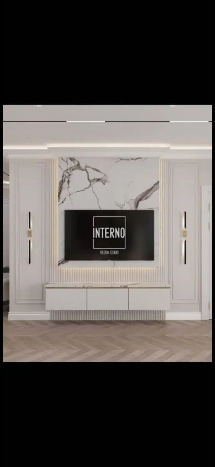 تک دکور .سقف کاذب،کناف،دیوار پوش،کاغذدیواری tvwall|خدمات پیشه و مهارت|بندرعباس, |دیوار