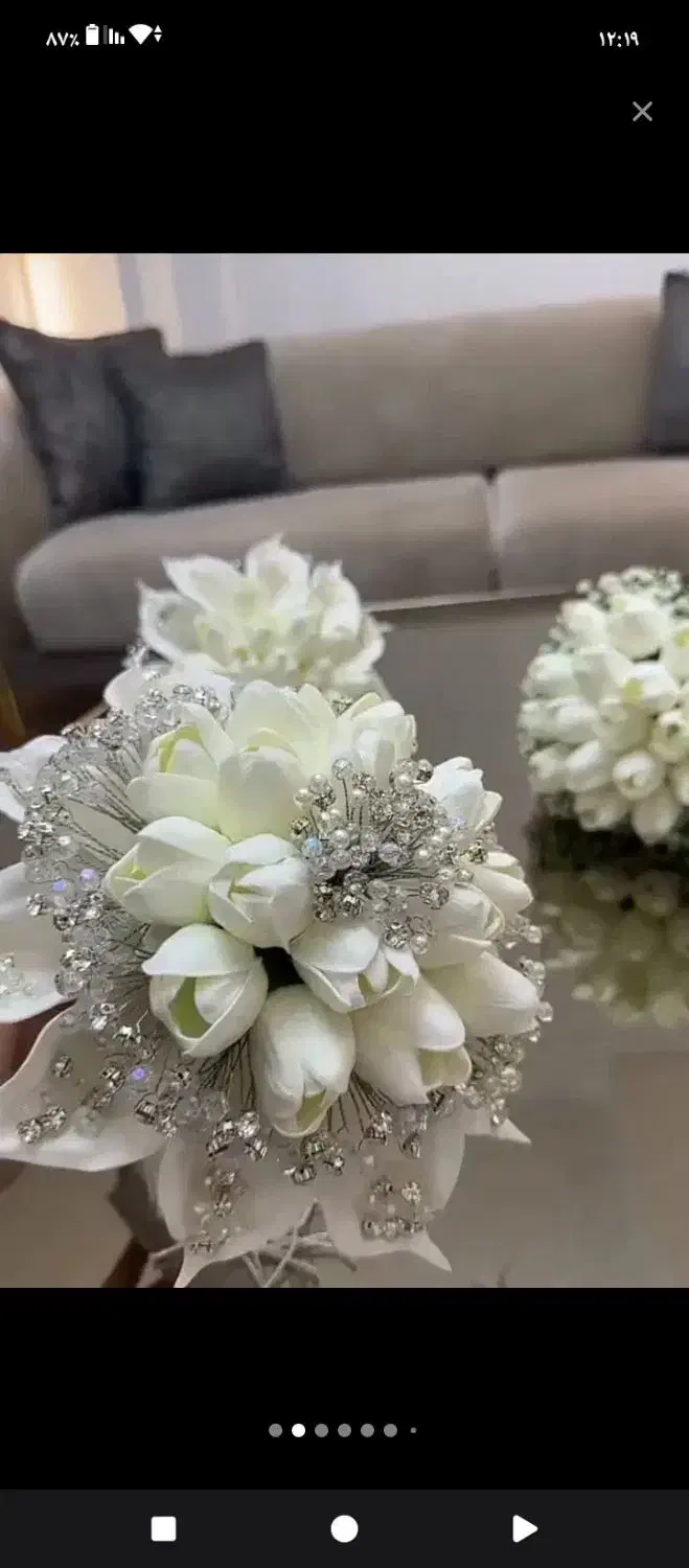 دسته گل عروس|گل مصنوعی|زاهدان, |دیوار