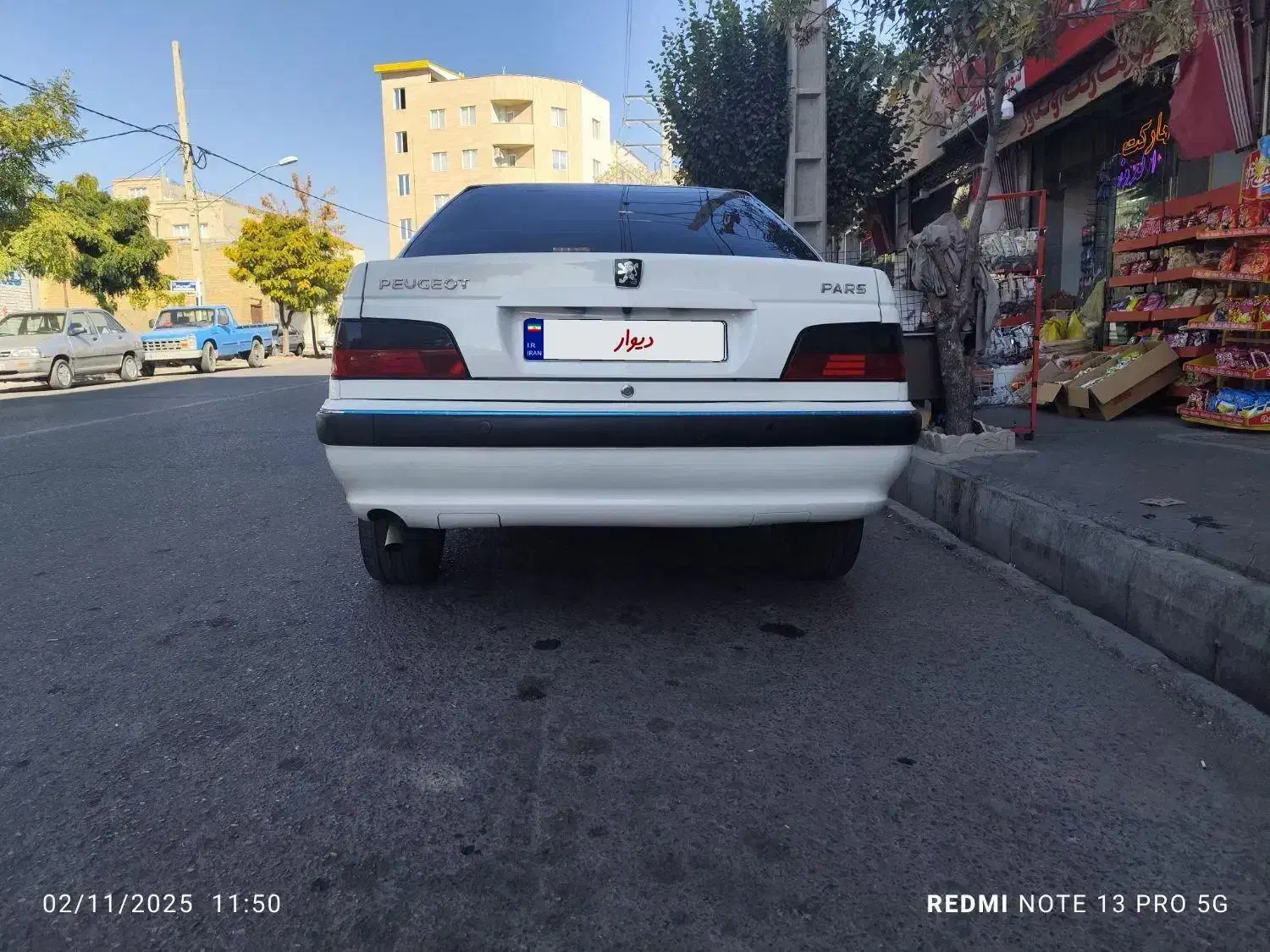 پارس 1402نیمه سفارشیxu7p|خودرو سواری و وانت|شبستر, |دیوار