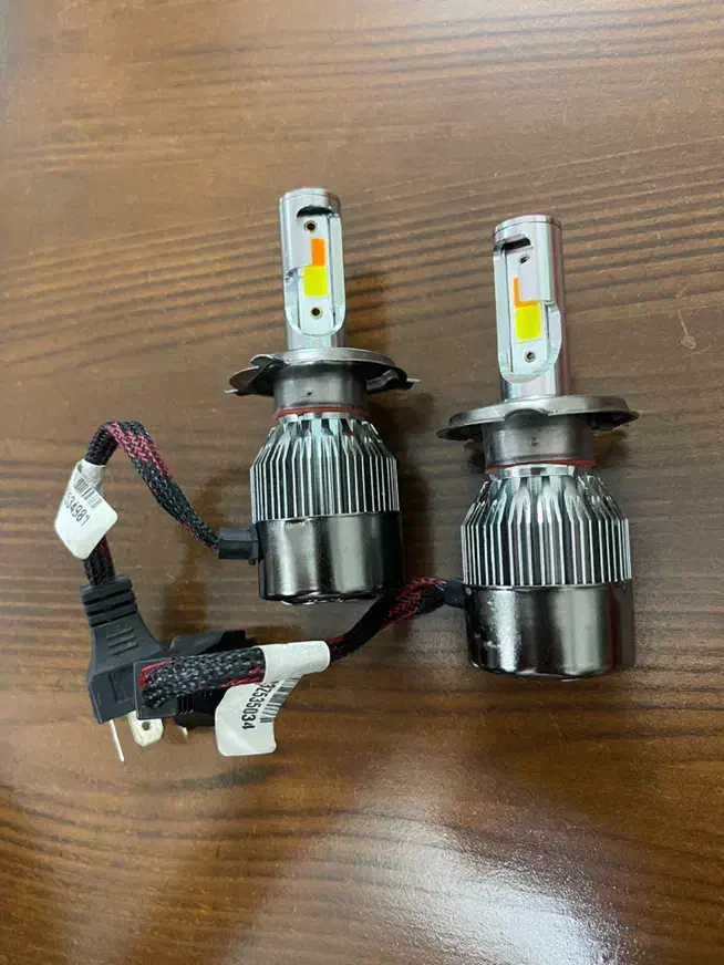 هدلایت MZM نارنجی یخی H4|قطعات یدکی و لوازم جانبی|کاشمر, |دیوار