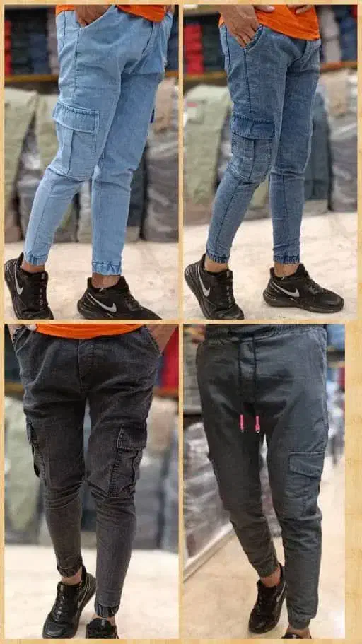 شلوار لی کتان پارچه‌ای  جدید رسید|لباس|میبد, |دیوار