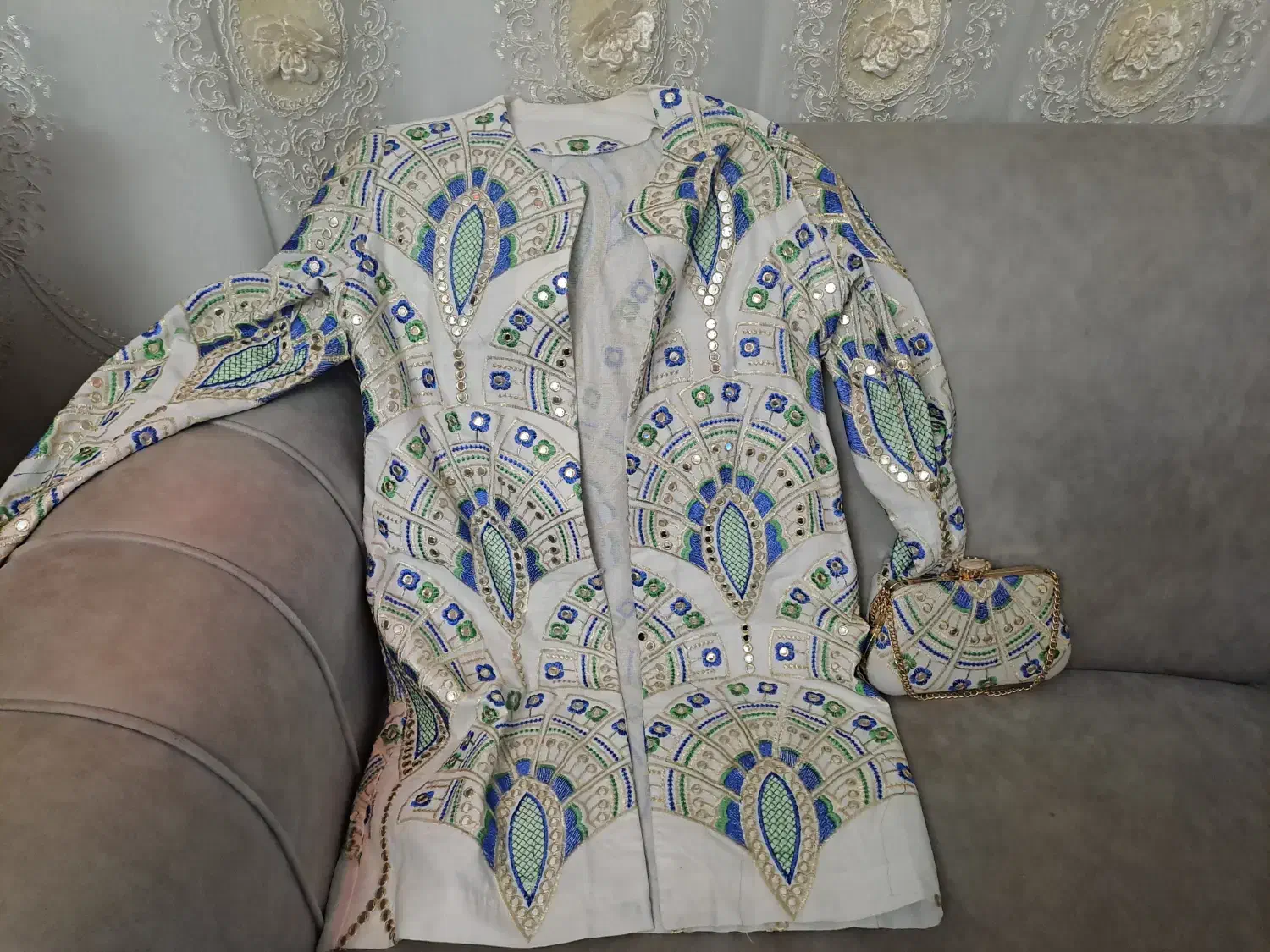 مانتو مجلسی همراه کیف ست|لباس|هشتگرد, شهرک بعثت|دیوار