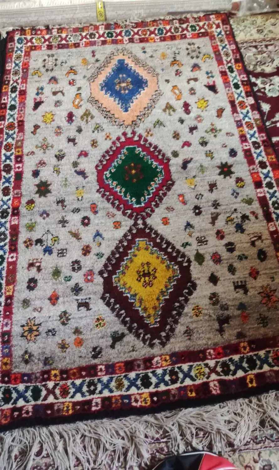 گبه ترکی|گلیم، جاجیم، گبه|شیراز, گویم|دیوار