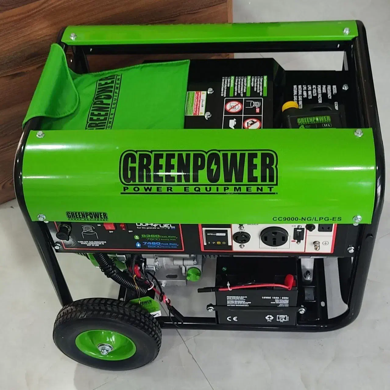 موتور برق گاز سوز گرین پاور CC9000AT|ماشینآلات صنعتی|یزد, |دیوار