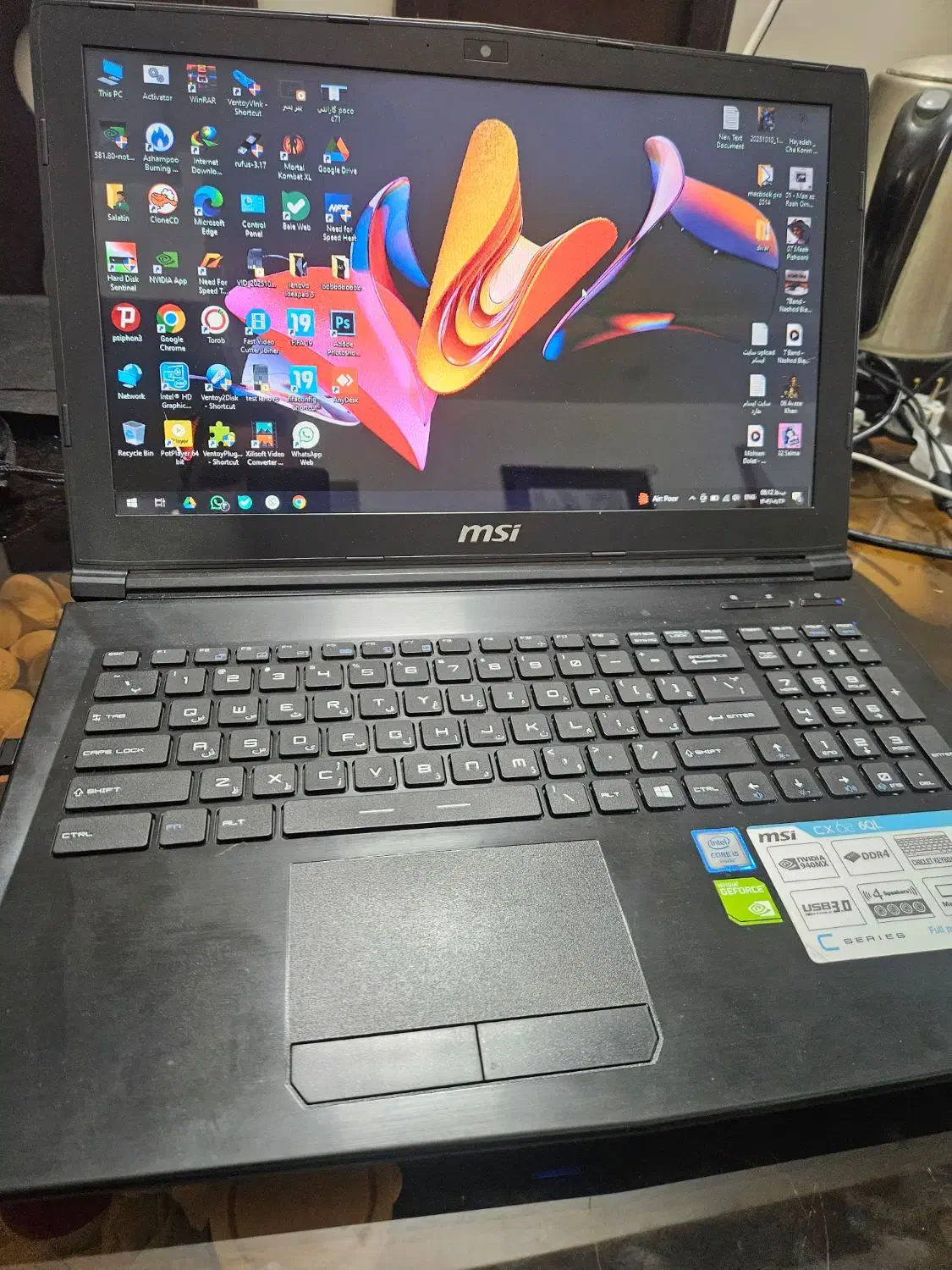 Msi Cx62 6QL  نسل ۶ گرافیک Geforce 2G|رایانه همراه|اصفهان, آهنگران|دیوار