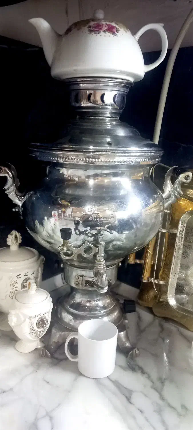 سماور گازی ۸ لیتری|سماور، چایساز، قهوهساز|مشهد, طلاب|دیوار