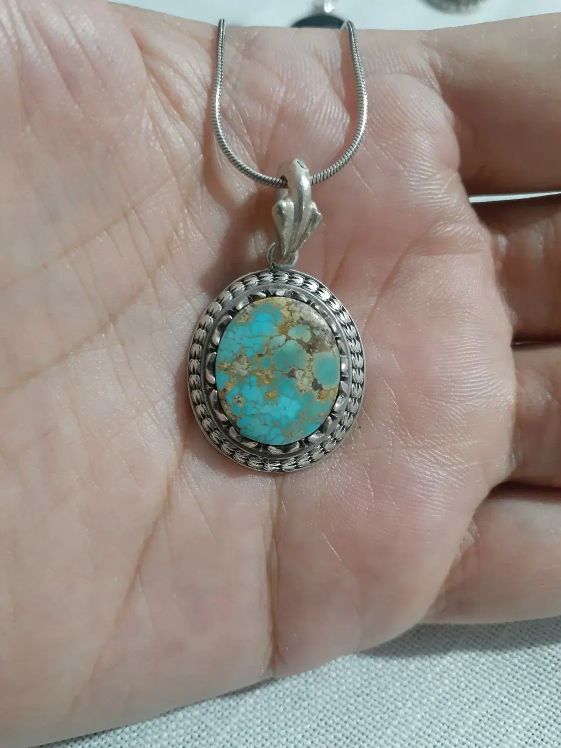 گردنبند فیروزه نیشابور گردنی روز مادر روز زن|جواهرات|تهران, دروازه شمیران|دیوار